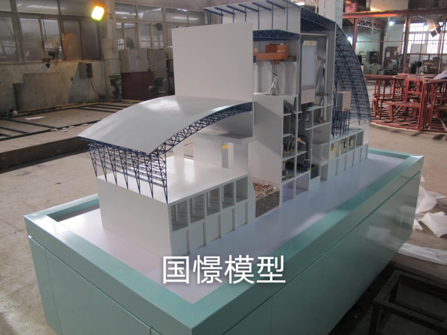 霍邱县工业模型